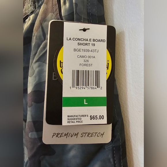 🩳 Nwt Body Glove Camo La Concha Board Shorts Swim Trunks Shorts Size Large - Picture 8 of 11